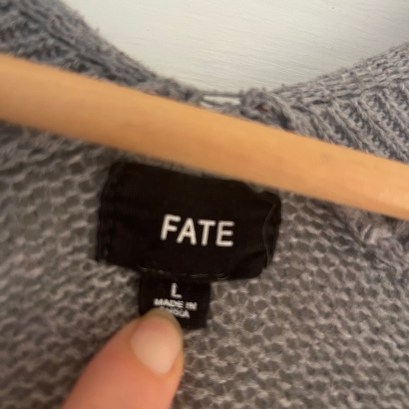 FATE by LFD Geometric Southwestern Boho Cardigan sz M - Picture 7 of 8